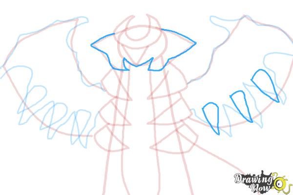 How to Draw Giratina - Step 10 How to Draw Giratina - Step 10