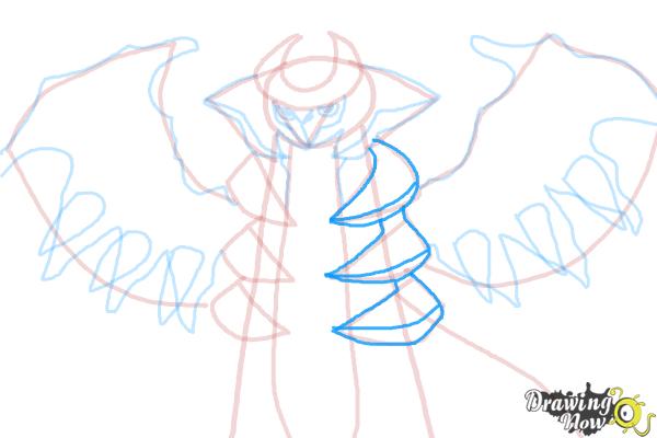 How to Draw Giratina - Step 13 How to Draw Giratina - Step 13