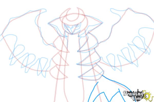 How to Draw Giratina - Step 14 How to Draw Giratina - Step 14