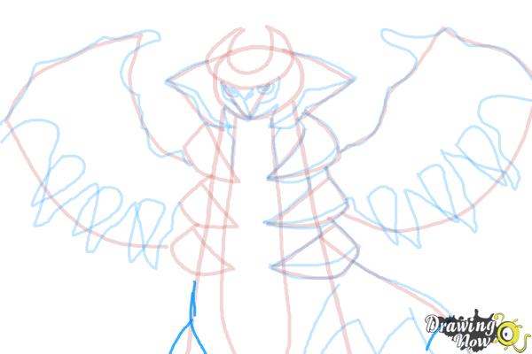 How to Draw Giratina - Step 15 How to Draw Giratina - Step 15