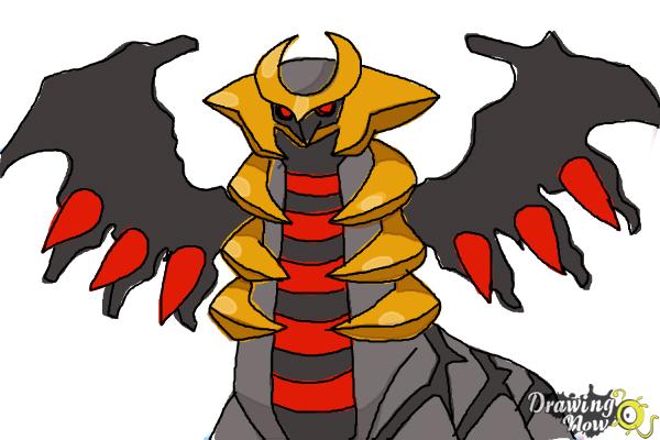 How to Draw Giratina - Step 17 How to Draw Giratina - Step 17