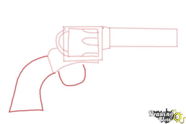 How to Draw Guns - Step 6