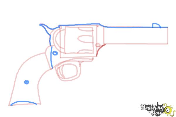 How to Draw Guns - Step 9