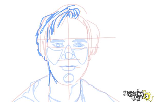 How to Draw Pewdiepie - Step 14