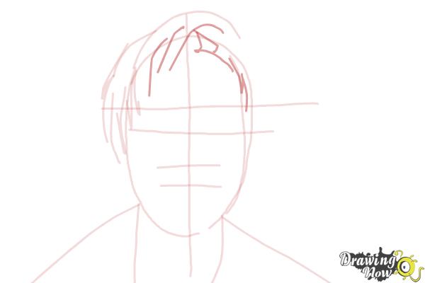 How to Draw Pewdiepie - Step 5