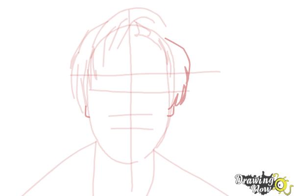 How to Draw Pewdiepie - Step 6