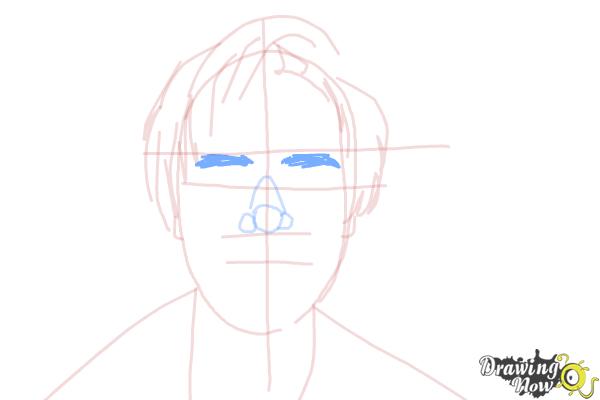 How to Draw Pewdiepie - Step 8