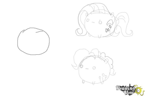 How to Draw My Little Pony Characters, Kawaii - Step 12 How to Draw My Little Pony Characters, Kawaii - Step 12