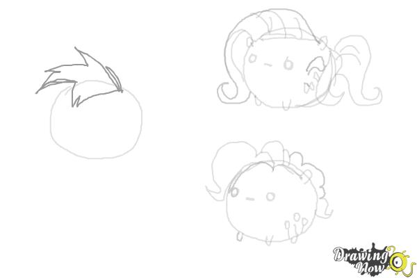 How to Draw My Little Pony Characters, Kawaii - Step 13 How to Draw My Little Pony Characters, Kawaii - Step 13