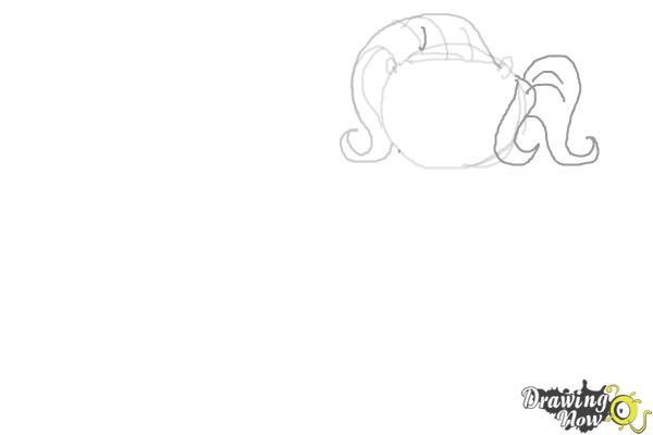 How to Draw My Little Pony Characters, Kawaii - Step 4 How to Draw My Little Pony Characters, Kawaii - Step 4