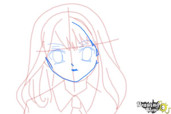 How to Draw Hermione Granger, Manga - Step 11