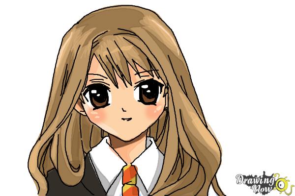 How to Draw Hermione Granger, Manga - Step 15