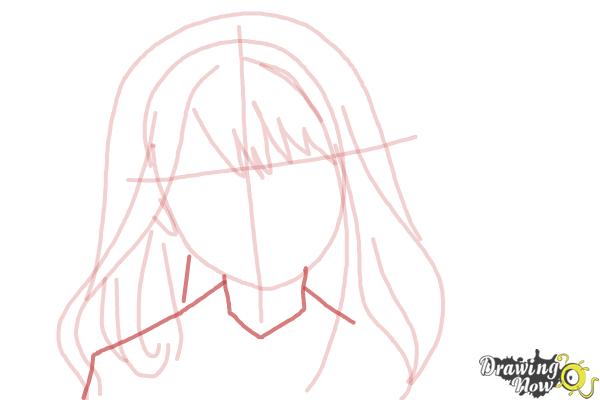 How to Draw Hermione Granger, Manga - Step 7