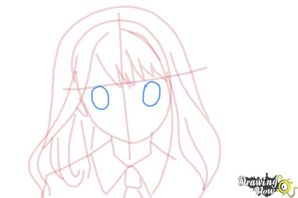 How to Draw Hermione Granger, Manga - Step 9