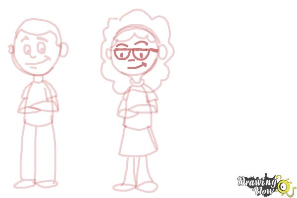 How to Draw Cartoon People - Step 7