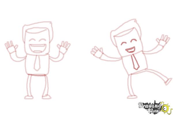 How to Draw People For Kids - Step 16
