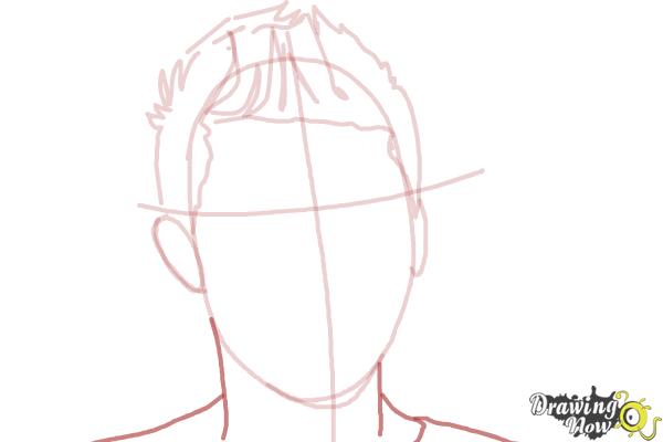 How to Draw Miley Cyrus - Step 5