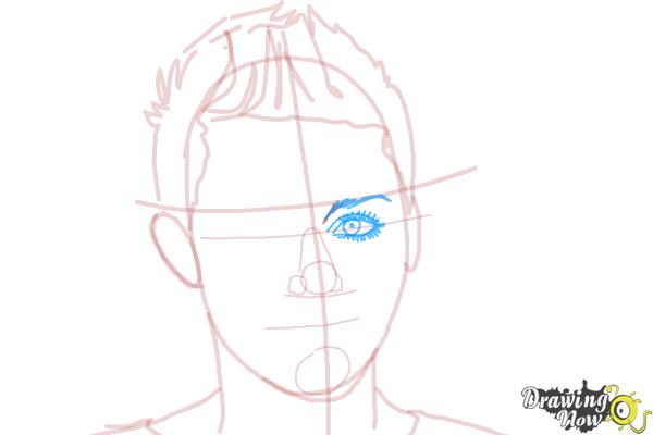 How to Draw Miley Cyrus - Step 8