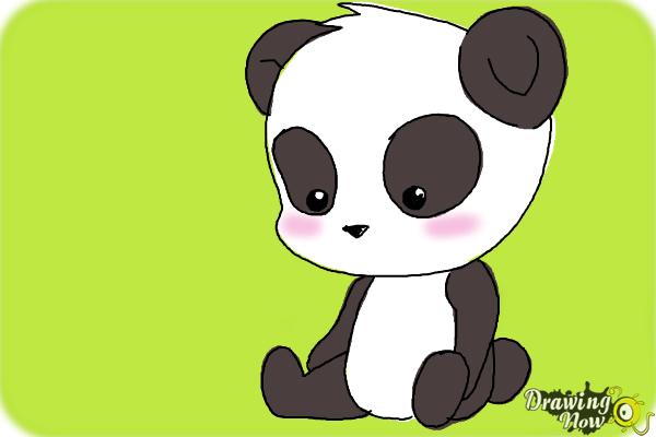 How to Draw a Panda For Kids - Step 13