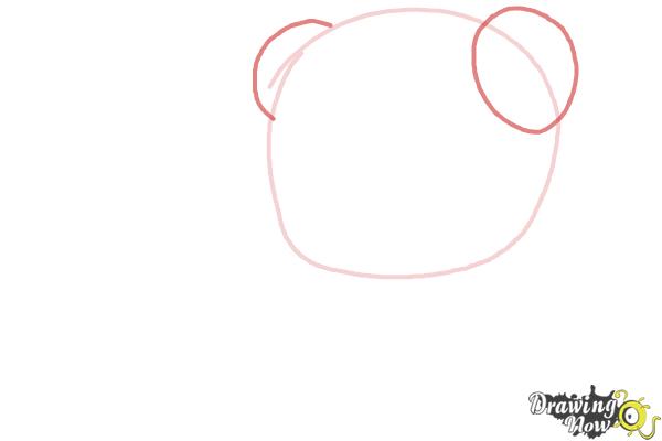 How to Draw a Panda For Kids - Step 2