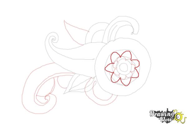 How to Draw Henna Designs - Step 9