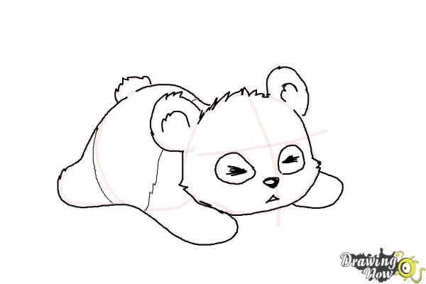 How to Draw a Baby Panda - Step 11