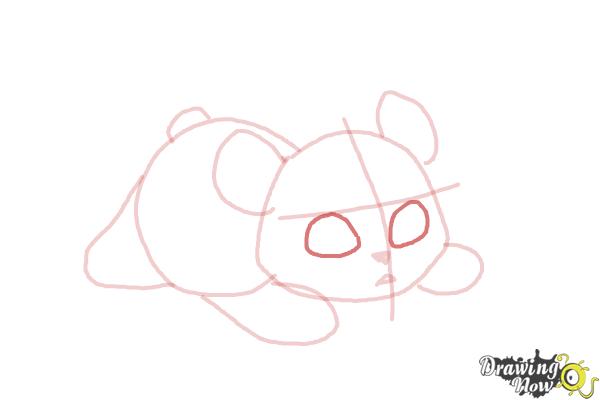 How to Draw a Baby Panda - Step 9