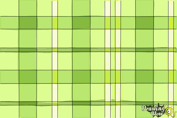 How to Draw Plaid - Step 11 How to Draw Plaid - Step 11