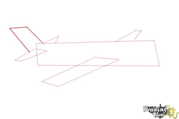 How to Draw a Jet Plane - Step 5