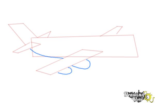 How to Draw a Jet Plane - Step 6