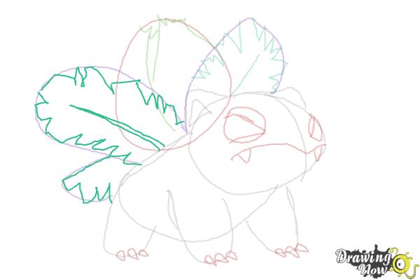 How to Draw Ivysaur - Step 12