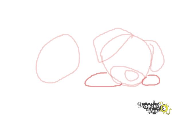 How to Draw a Puppy Step by Step - Step 4