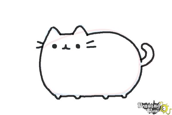 Cute Pusheen Drawings Easy