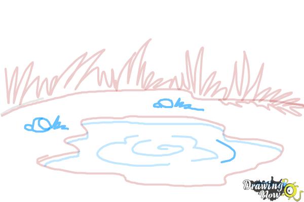 How to Draw a Puddle - Step 6