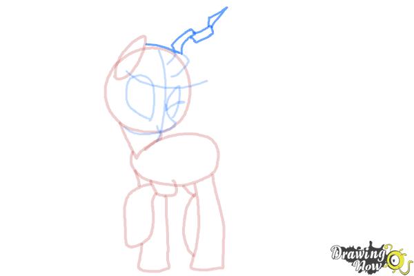 How to Draw Queen Chrysalis from My Little Pony Friendship Is Magic - Step 9