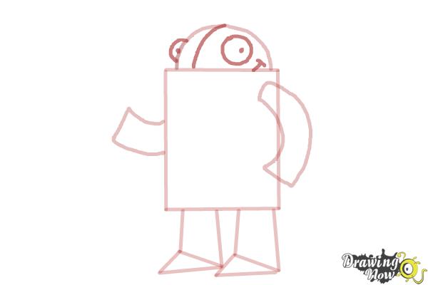 How to Draw a Robot For Kids - Step 4