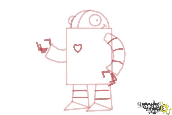 How to Draw a Robot For Kids - Step 5