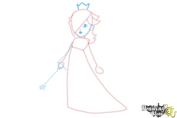 How to Draw Rosalina - Step 10 How to Draw Rosalina - Step 10