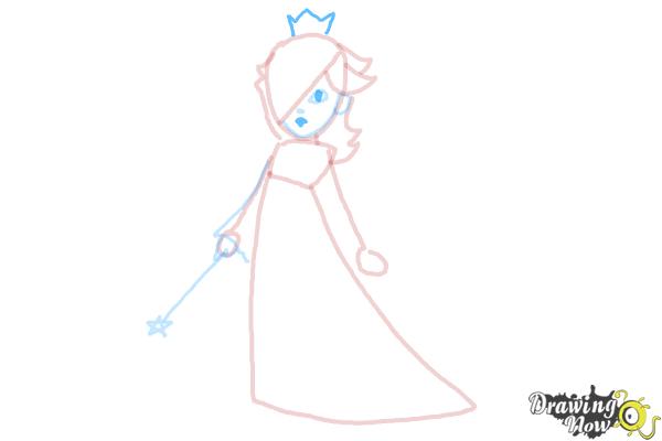 How to Draw Rosalina - Step 10