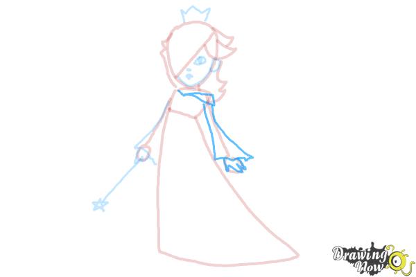 How to Draw Rosalina - Step 11 How to Draw Rosalina - Step 11