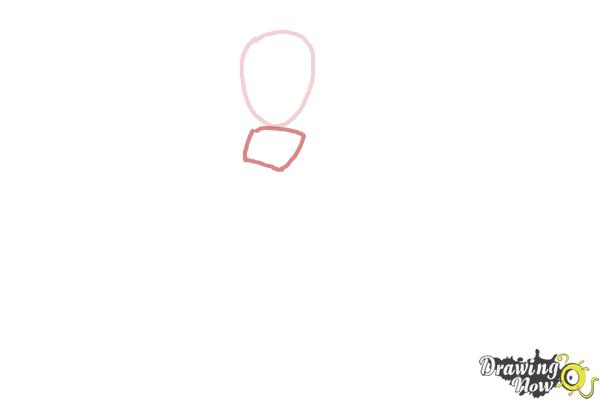 How to Draw Rosalina - Step 2 How to Draw Rosalina - Step 2