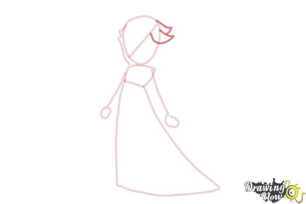 How to Draw Rosalina - Step 6 How to Draw Rosalina - Step 6