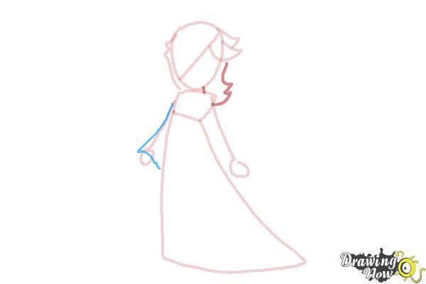 How to Draw Rosalina - Step 7 How to Draw Rosalina - Step 7