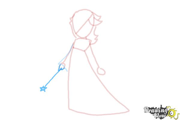 How to Draw Rosalina - Step 8 How to Draw Rosalina - Step 8