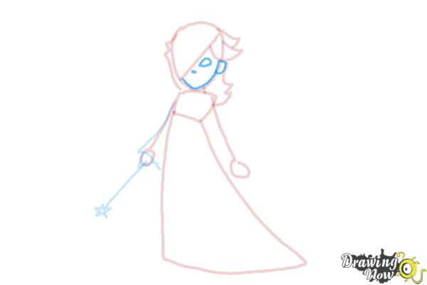 How to Draw Rosalina - Step 9 How to Draw Rosalina - Step 9