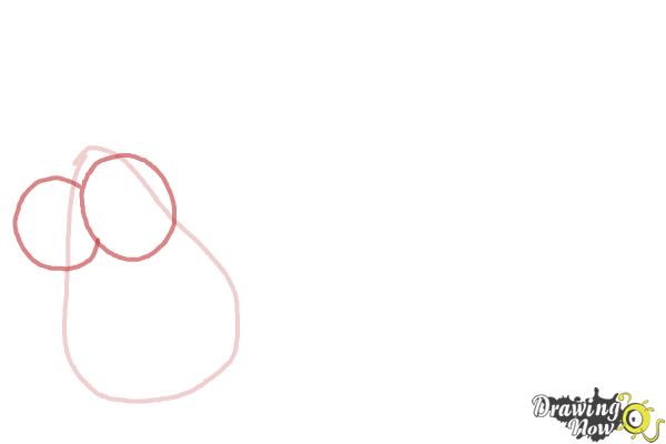 How to Draw Foodimals from Cloudy With a Chance Of Meatballs 2 - Step 2