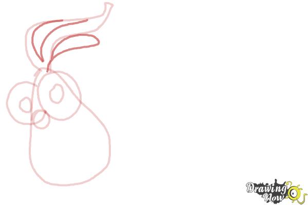 How to Draw Foodimals from Cloudy With a Chance Of Meatballs 2 - Step 5