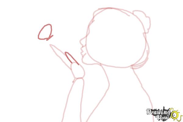 How to Draw a Silhouette - Step 7