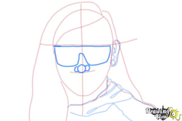How to Draw Skrillex - Step 8