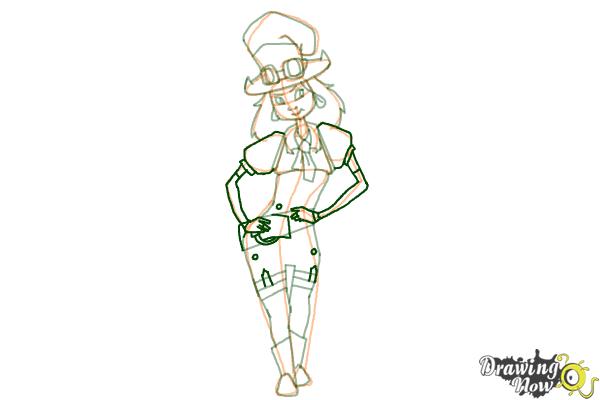 How to Draw Steampunk - Step 7